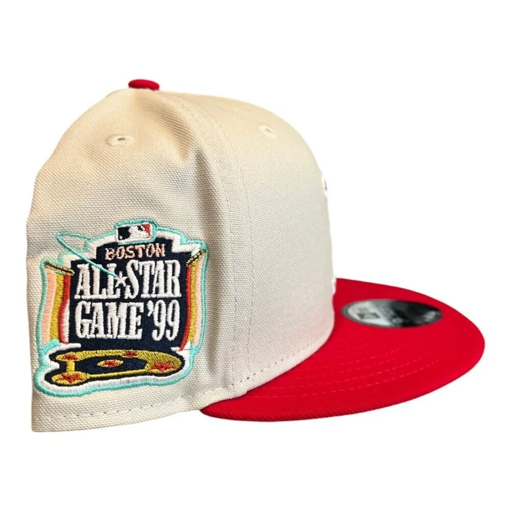 New Era Boston Red Sox Floral Fill 9FIFTY Snapback Hat 1999 All Star Game Patch - Picture 5 of 9